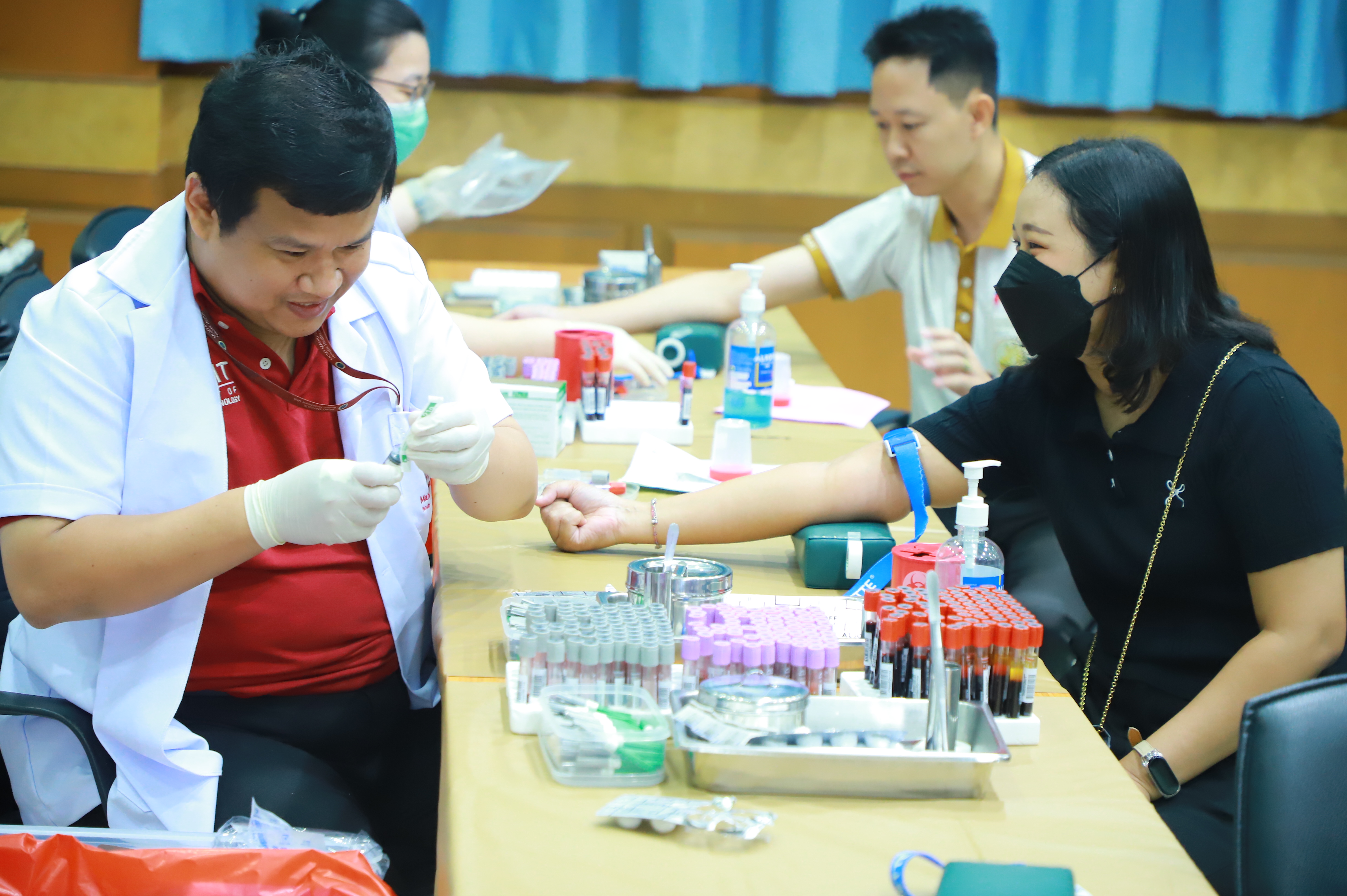 title - ส.ป.ก.ร่วมกับ คณะเทคนิคการแพทย์ มหาลัยมหิดล จัดกิจกรรมตรวจสุขภาพประจำปีให้กับข้าราชการและบุคลากร ส.ป.ก.